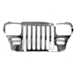 Preview: Jeep Wrangler YJ Radiator Grille Overlay incl. Headlamp Bezel year 87-95