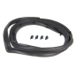 Preview: Jeep Wrangler YJ door seal door sealing rubber right solid steel doors 87-95
