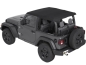 Preview: Jeep Wrangler JL 2-door Trektop NX hood soft top Bestop Twill textile 3-layer Bestop 18-