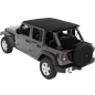 Preview: Jeep Wrangler JL 4türer Trektop NX Verdeck Softtop Bestop Black Diamond 18-
