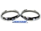 Preview: Jeep CJ grille cover front grill stainless steel including headlight covers year 76-86