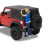 Preview: Jeep Wrangler JK 2türer Satz getönte Scheiben für Orginal Verdeck Black Diamond Bestop 11-18