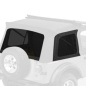 Preview: Jeep Wrangler YJ tinted windows for Sunrider folding top Black Denim Bestop 87-95