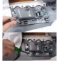 Preview: Jeep Grand Cherokee WH WK Interior Door Handle Black Housing with Chrome Lever rear left Door 05-10