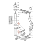 Preview: Jeep Cherokee Liberty KJ nut front wishbone 02-07