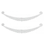 Preview: Jeep Willys MB CJ2A CJ3A CJ3B M38 Ford GPW 2pcs. front Leaf Springs spring package with 10 leafes 42-68