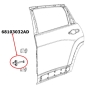 Preview: Jeep Cherokee KL one rear Door Check 14-22