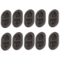 Preview: Jeep Wrangler JK 2-türer 10er Set Bodenstopfen Stopfen Abflussgummi Fussraum 14-18