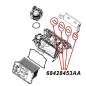 Preview: Jeep Cherokee KL 2,0 ltr. Turbo Intake Manifold Seal Kit 19-