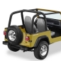 Preview: Jeep Wrangler YJ Roll Bar Pad Roll Bar Pad Black Denim Bestop 92-95