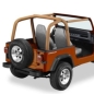 Preview: Jeep Wrangler YJ Überrollbügel Polster Überrollbügelpolster Braun Denim Bestop 92-95