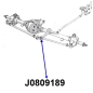 Preview: Jeep Willys M38 M38A1 Spurstangenkopf innen Spurstange rechts Linksgewinde 50-66