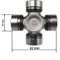 Preview: Jeep Cherokee XJ Kreuzgelenk Steckachse Antriebswelle 82 x 30mm mit ABS Spicer 94-01
