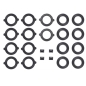 Preview: Jeep Cherokee Liberty KK Trac Lok Plate Kit Chrysler 8.25" rear axle Spicer 08-12