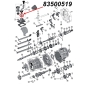 Preview: Jeep Wrangler YJ Shift Lever Bushing AX15 manual Transmission 88-95