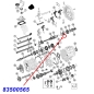 Preview: Jeep Wrangler YJ one 3rd & 4th Gear Synchro Key AX4 & AX5 manual Transmission 87-05.11.88