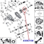 Preview: Jeep Grand Cherokee ZJ ZG rear Housing Extension NP231 Transfer Case 93-98