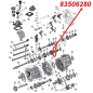 Preview: Jeep Wrangler TJ Mainshaft Spacer AX15 manual Transmission 98-99