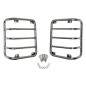 Preview: Jeep Wrangler JK Pair of Rear Light Guards Stainless Steel Traditional Style 07-17