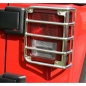 Preview: Jeep Wrangler JK Pair of Rear Light Guards Stainless Steel Traditional Style 07-17