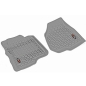 Preview: Ford F250 F350 Set of 2 front floor liners Grey All Terrain Rugged Ridge 11-12