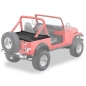 Preview: Jeep Wrangler YJ Duster Deck Cover Abdeckung Heckabdeckung Hardtop schwarz Denim Bestop 87-91