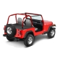 Preview: Jeep Wrangler YJ Duster Deck Cover Cargo Compartment Black Denim Bestop 92-95