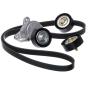 Preview: Jeep Patriot Compass MK 2,0 & 2,4 ltr. A/C Serpentine Belt Kit with Tensioner & Idler Pulleys Gates 08-17