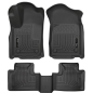 Preview: Jeep Grand Cherokee WK2 WH WK 3pcs. Set Front & Second Seat Floor Liners black WeatherBeater™ Husky Liners 16-21