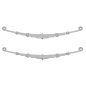 Preview: Jeep Willys MB CJ2A CJ3A CJ3B M38 Ford GPW 2pcs. front Leaf Springs spring package with 8 leafes 42-68