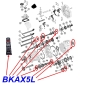Preview: Jeep Wrangler YJ Bearing & Seal Kit with Sealant AX5 manual Transmission 06.11.88-95