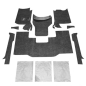 Preview: Jeep CJ CJ7 Wrangler YJ Teppich Set Fussraum vorne & hinten BedRug 76-86