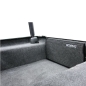 Preview: Jeep Wrangler YJ Gray Replacement Cargo Carpet Kit BedRug 87-95