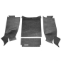 Preview: Jeep Wrangler YJ Gray Replacement Cargo Carpet Kit BedRug 87-95
