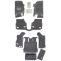 Preview: Jeep Wrangler JK 2door Replacement Floor and Cargo Carpet Kit BedRug 07-10