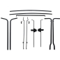 Preview: Jeep Willys CJ CJ2A Gestell Gestänge Softtop Verdeck Field Top 46-49