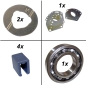 Preview: Jeep CJ Masterkit Reparatursatz Lager & Dichtungen Dana 300 Verteilergetriebe 80-86