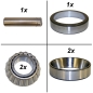 Preview: Jeep CJ Masterkit Reparatursatz Lager & Dichtungen Dana 300 Verteilergetriebe 80-86
