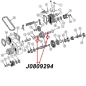Preview: Jeep Willys CJ5 CJ6 one Intermediate Shaft Needle Bearing 1-1/4" Dana 18 Transfer Case 55-71