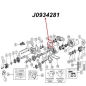 Preview: Jeep SJ & J Series A Cover Shift Shaft Dana 20 Transfer Case 62-79