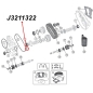 Preview: Jeep CJ Unterdruckschalter 4WD Getriebeschalter Quadratrac Quadra-Trac Verteilergetriebe 76-79
