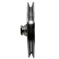 Preview: Jeep SJ & J Series 5,9 ltr. V8 Chrome Single V-Belt Pulley for Power Steering Pump 72-91