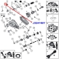 Preview: Jeep Wrangler YJ Einsatz Isolierung Gummi Schalthebel Schaltstock für NP231 Verteilergetriebe 87-95