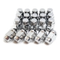 Preview: Jeep Grand Cherokee WH WK Radmuttern Chrom 20 Stück 1/2" Gewinde 60° Bj. 05-10