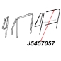 Preview: Jeep Wrangler YJ Seal Window Guide Door Window Solid Steel Doors 87-95
