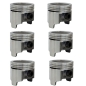 Preview: Jeep CJ 4,2 ltr. 6pcs. Set Dish Top Engine Piston 0.030" Oversize Enginetech 79-86