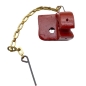 Preview: Jeep Willys M38 M38A1 CJ2A CJ3A CJ3B CJ5 rechter Halter Sitzaufnahme mit Kette Beifahrersitz 46-71