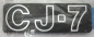 Preview: Jeep CJ7 Emblem Self Adhesive 76-86