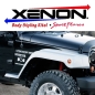 Preview: Jeep Wrangler JK 4türer Kotflügelverbreiterung Verbreiterung 6-teilig Xenon Polyurethan Step Down Design 1,6" breiter als Orginal 07-15
