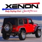 Preview: Jeep Wrangler JK 2doors Xenon Fender Flare Set 1,5" narrower Flat Fender Style Polyurethene 07-15